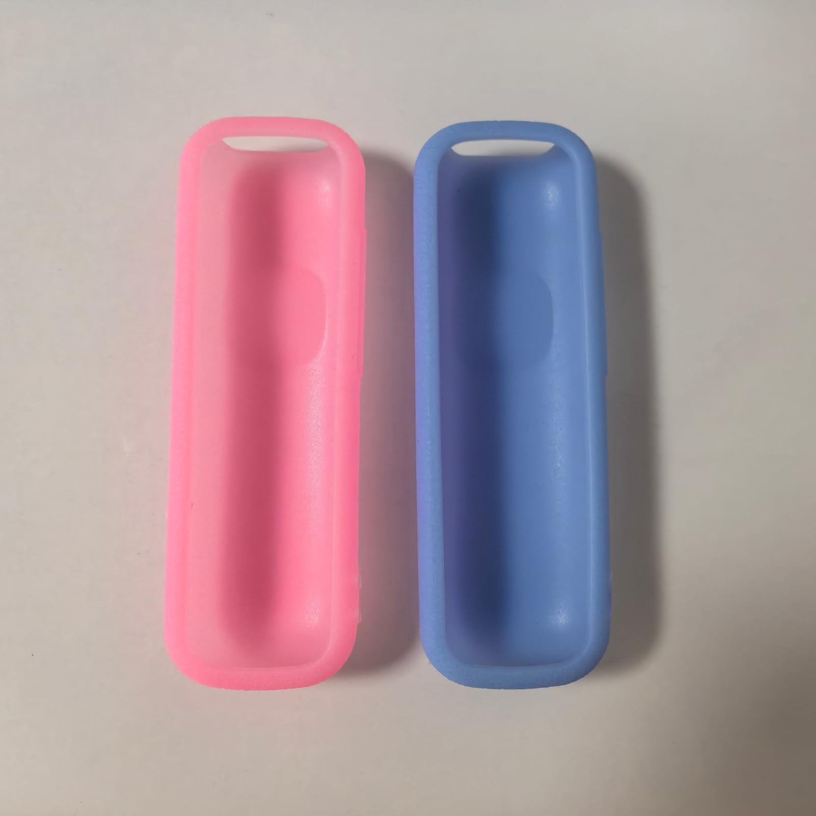 2 Pack Remote Cover for Roku TV Controller Glow in The Dark,Pink Blue