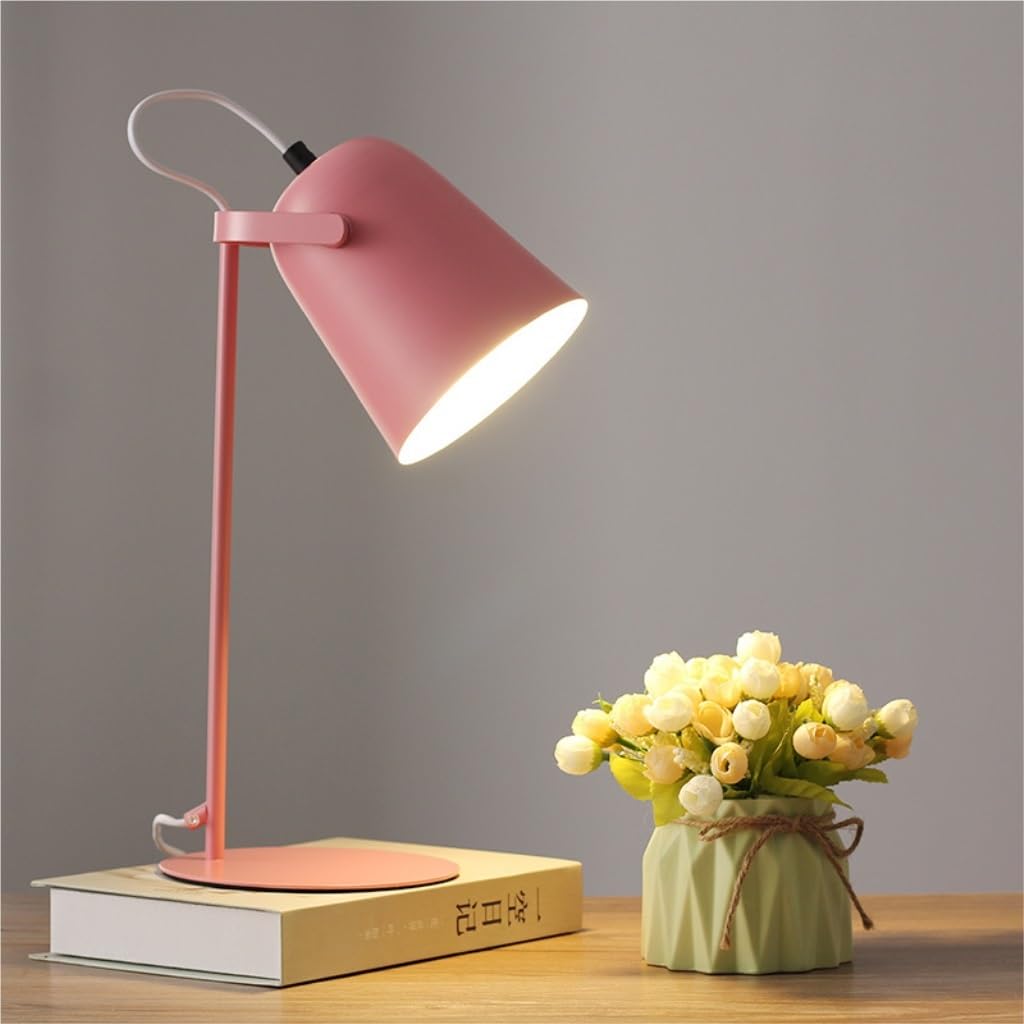 Schreibtischlampen Schlafsaal Kleiner Schreibtisch Lampe Ins Schüler LED Eye Protection Desk Girl Schlafsaal Makkaron Farbschreibtisch Lampen Lampen Büro (G, A) Innovate