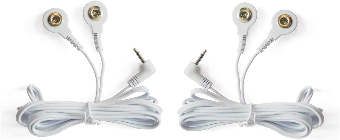 Discount TENS – Replacement Lead Wires, 2 Snap Connectors, Pack of 2