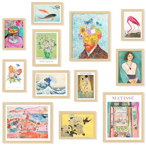 97 Decor Eclectic FRAMED Wall Art Set - Colorful...