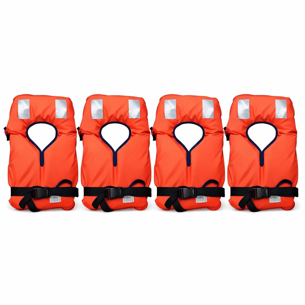 Kit Giubbotti di Salvataggio Omologati per Barca Dotazioni Obbligatorie Multipack giubbini da 100 N
