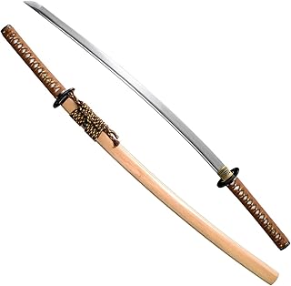 Handmade Katana,Japanese Samurai Sword Katana,1040/1060/1095 Damascus Steel,T10 High Carbon Steel Clay Tempered,Full Tang
