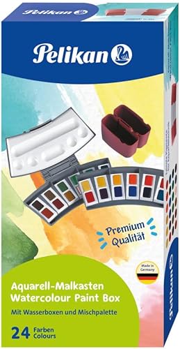 Miniatura 4 de Pelikan Juego de pintura de acuarela transparente, 24 colores (721894)
