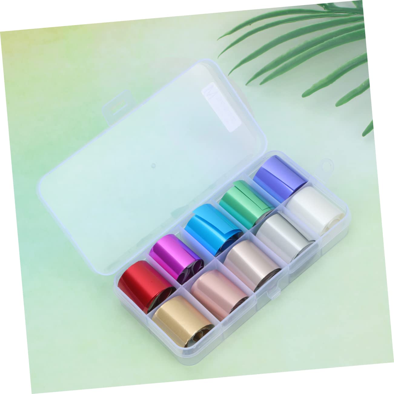 2 Set Stickers Adesivi Per Decorazione Unghie Nail Foil Transfer Per Nail Art Te Design Variabile Adatti Per Donne E Manicure Creativa 50 * 2