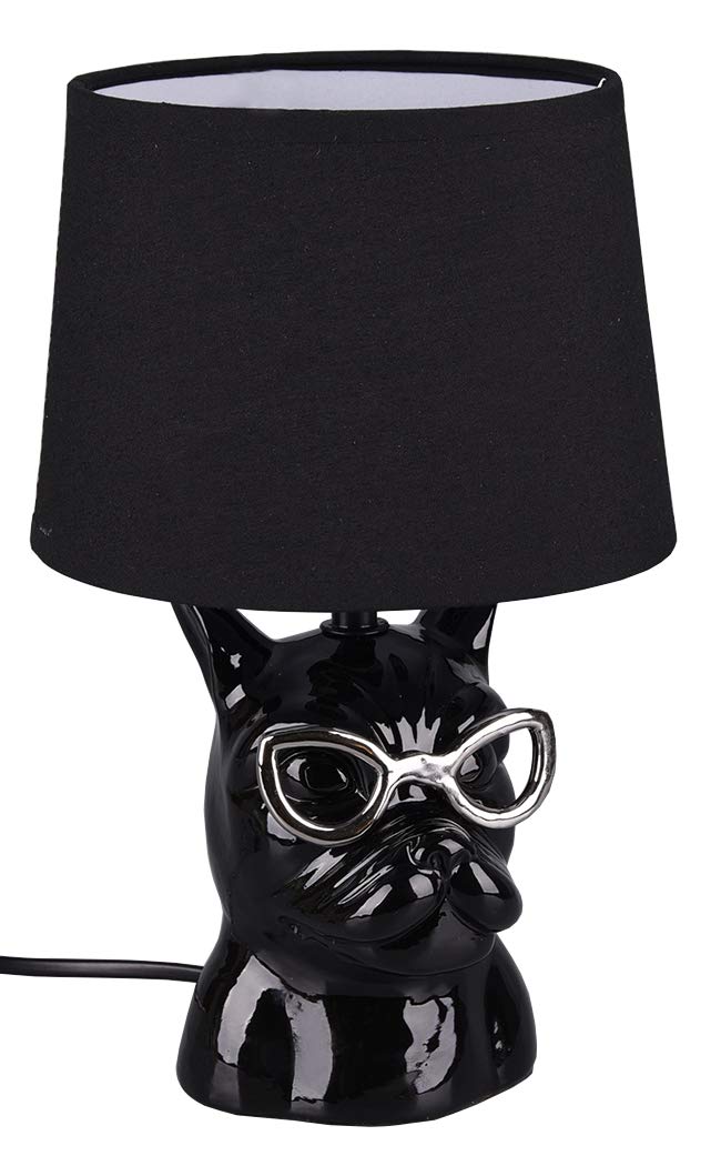 Rl Live Your Light Black French Bulldog Table Lamp, E14
