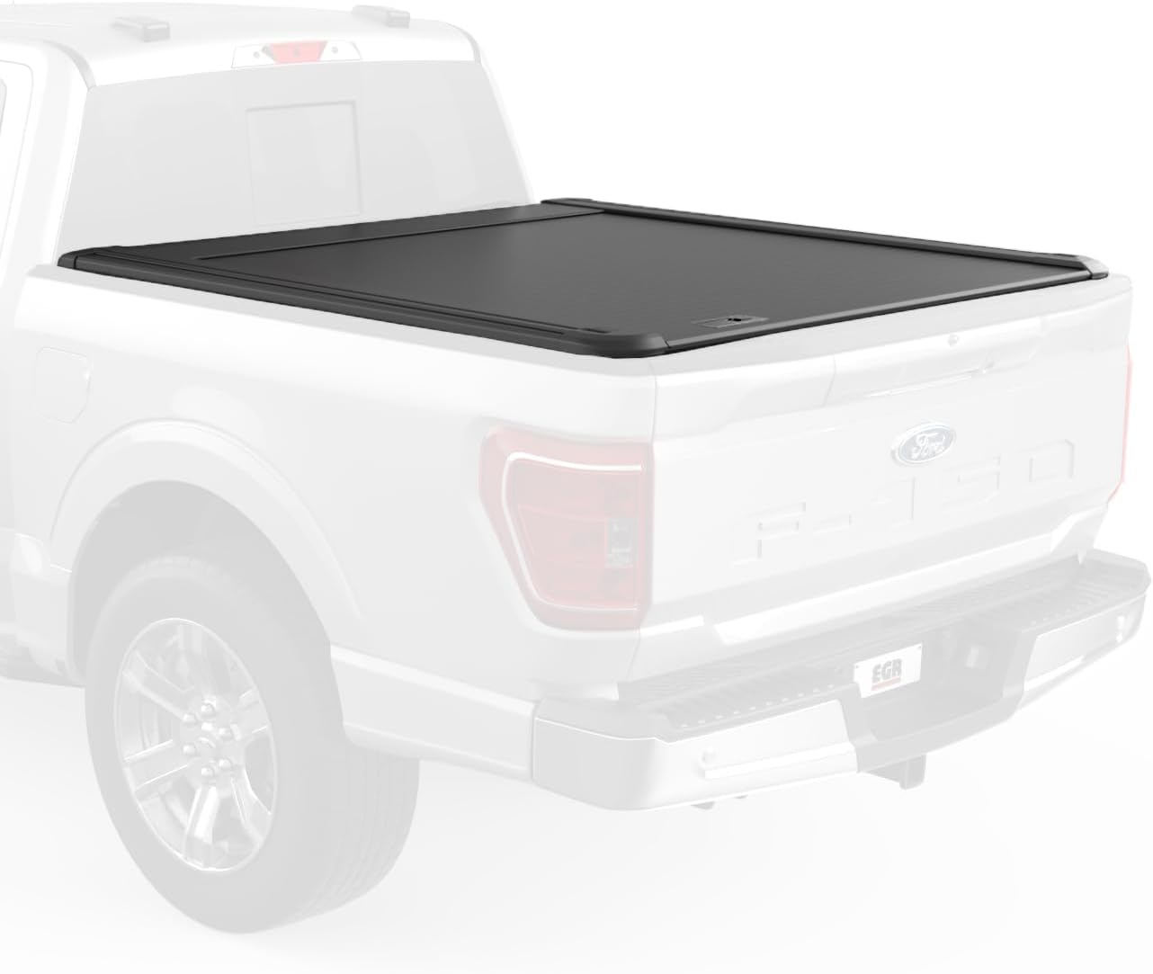 EGR RT038812ML RollTrac Manual Retratable Truck Bed Cover Accessory Compatible with Ford F150 Short Box, Black
