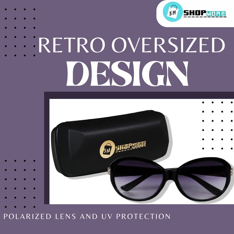 Image of Cat Eye Sunglasses for Girls and Women | 100% UV400 Protected Lightweight Eyewear | Stylish Polycarbonate Durable Frame, Medium