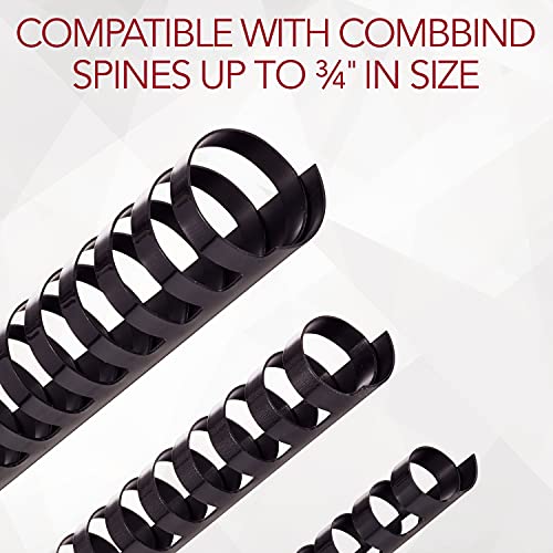 Gbc Binding Machine, Manual, 160 Sheet Binding Capacity, 9 Sheet Punch Capacity, Bindmate Personal Combbind System (7706170), Gray #TOP2