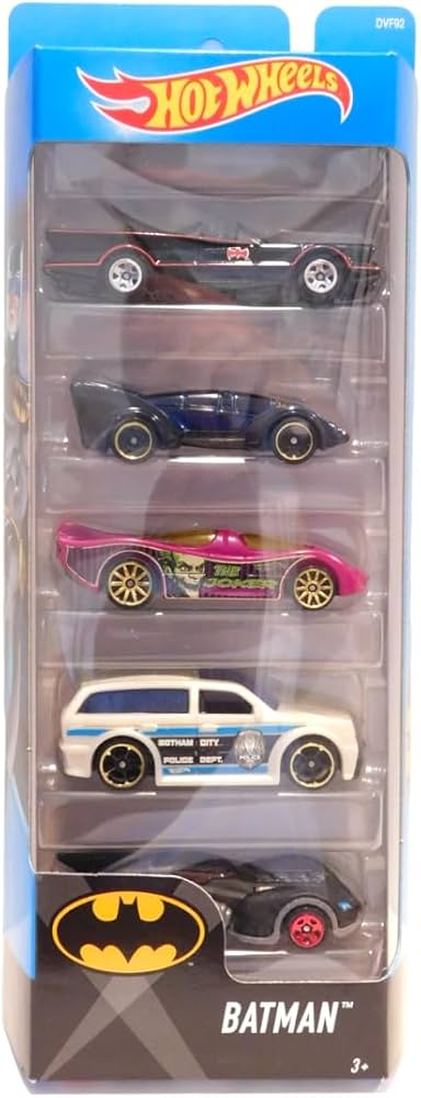 Amazon.com: Hot Wheels 2017 Batman 5-Pack : Toys & Games