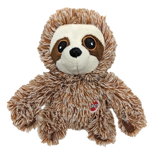 SPOT Fun Sloth Dog Toy - Soft, Stuffed, Squeaky, Plush Fabric Toy for Mini and Small Dogs and Puppies, Enrichment for Light Chewers and Cuddlers, 7in - Image 3