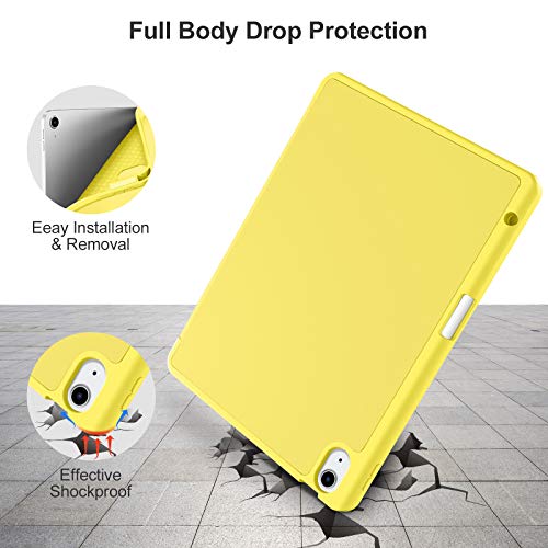 Image of Akkerds for iPad Air 11 Inch Case M4 /M3 /M2, Air 5th /4th Gen 10.9, Yellow