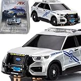 AFX 22105 Police Interceptor State Trooper Flashing Lights HO Slot Car MegaG+