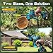 SEESII Mini Chainsaw Cordless 8 Inch & 6 Inch: Electric Battery Powered Chainsaw, Upgraded Brushless Chain Saw with 2pcs 3000mAh,Tool-Free Chain Tension, Oiler, for Tree Branch Cutting (M8 Boost)