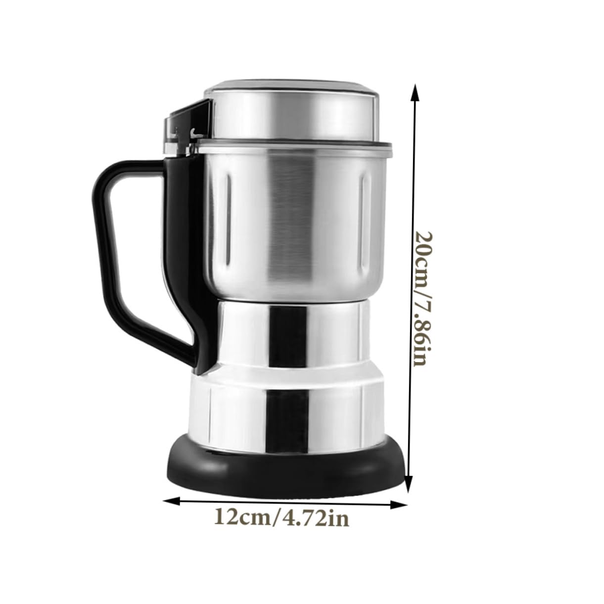 VALICLUD Moulin à Café Électrique Compact Multifonction 220v pour Maison Petit Format Broyage Fin Céréales Portable Usage Domestique
