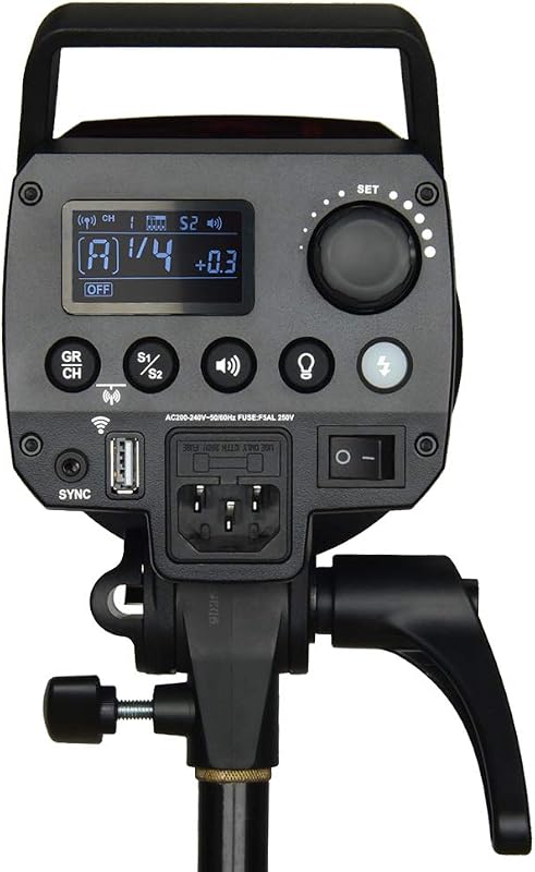 Godox MS300 Kompakt Stúdió Vaku - 300Ws Könnyű Súlyú Vaku 2.4G X Rendszerrel, 50 Fokozatú Teljesítmény, Bowens Rögzítés, Elővillantás Elleni