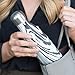 S'well Stainless Steel Water Bottle - 17 Fl Oz - Noir Zebra - Triple-Layered Vacuum-Insulated Containers Keeps Drinks Cold for 36 Hours and Hot for 18 - with No Condensation - BPA Free Water Bottle