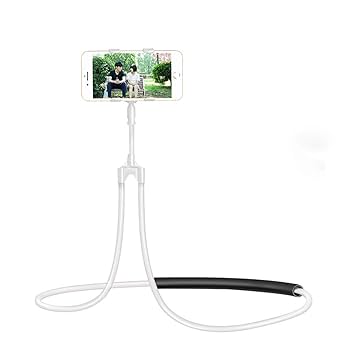Amazon | スマホホルダー 首掛け式 スマホスタンド 怠け者に最適