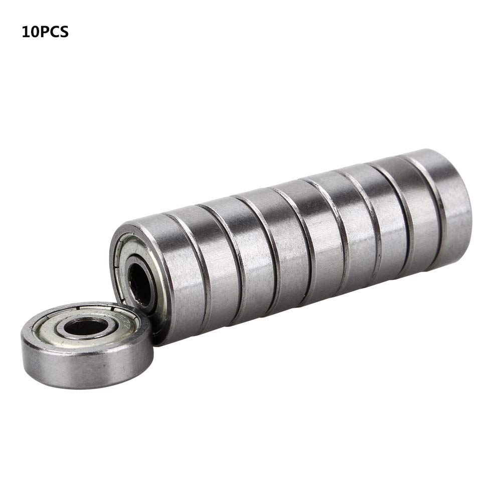 Łożyska kulkowe, 10 szt./partia 625ZZ łożysko kulkowe zwykłe miniaturowe gumowe uszczelnione metal ekranowany