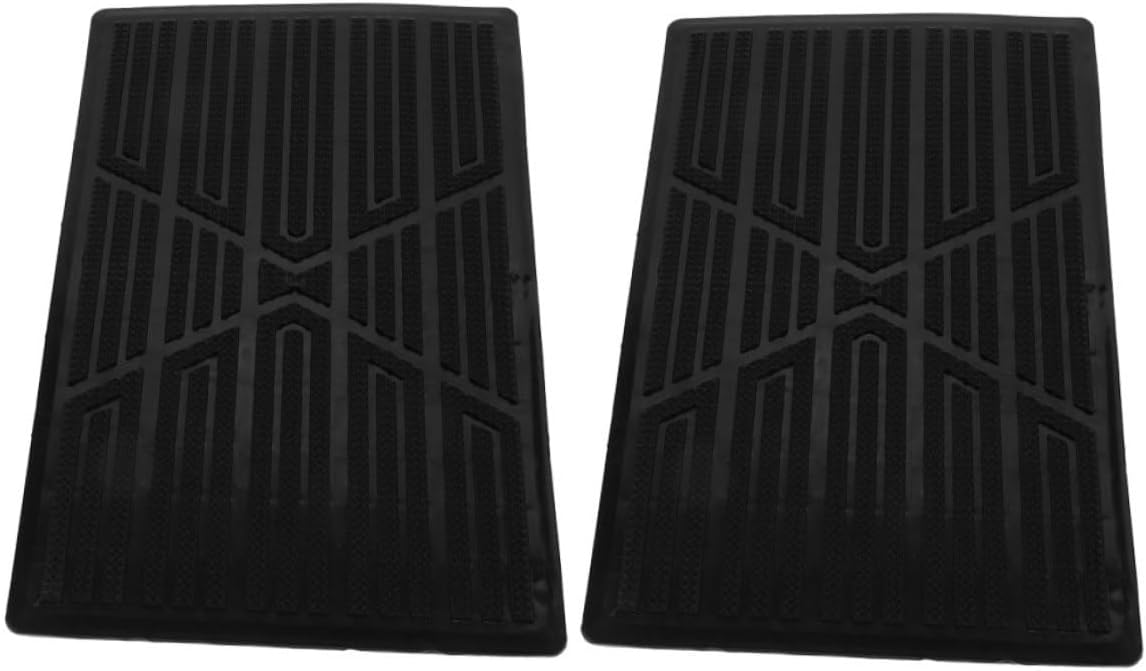 2pcs Rubber Vehicle Foot Pedal Pad Anti Wear Carpet Protector