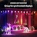 Twinkly Tree Topper, Bright Christmas Tree Topper, Star Topper with 76 Mappable RGB LEDs, USB Type C, Smart Multicolor LED Lights, Compatible with Alexa and Google Home, App Mapping