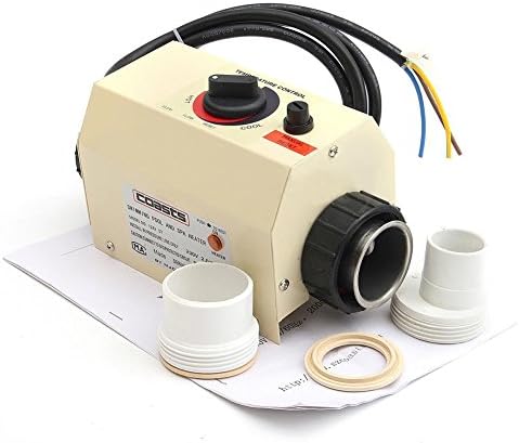 2KW 220V 13.6A Swimming Pool & Bath Thermostat SPA Hot Tub Electric Water Heater