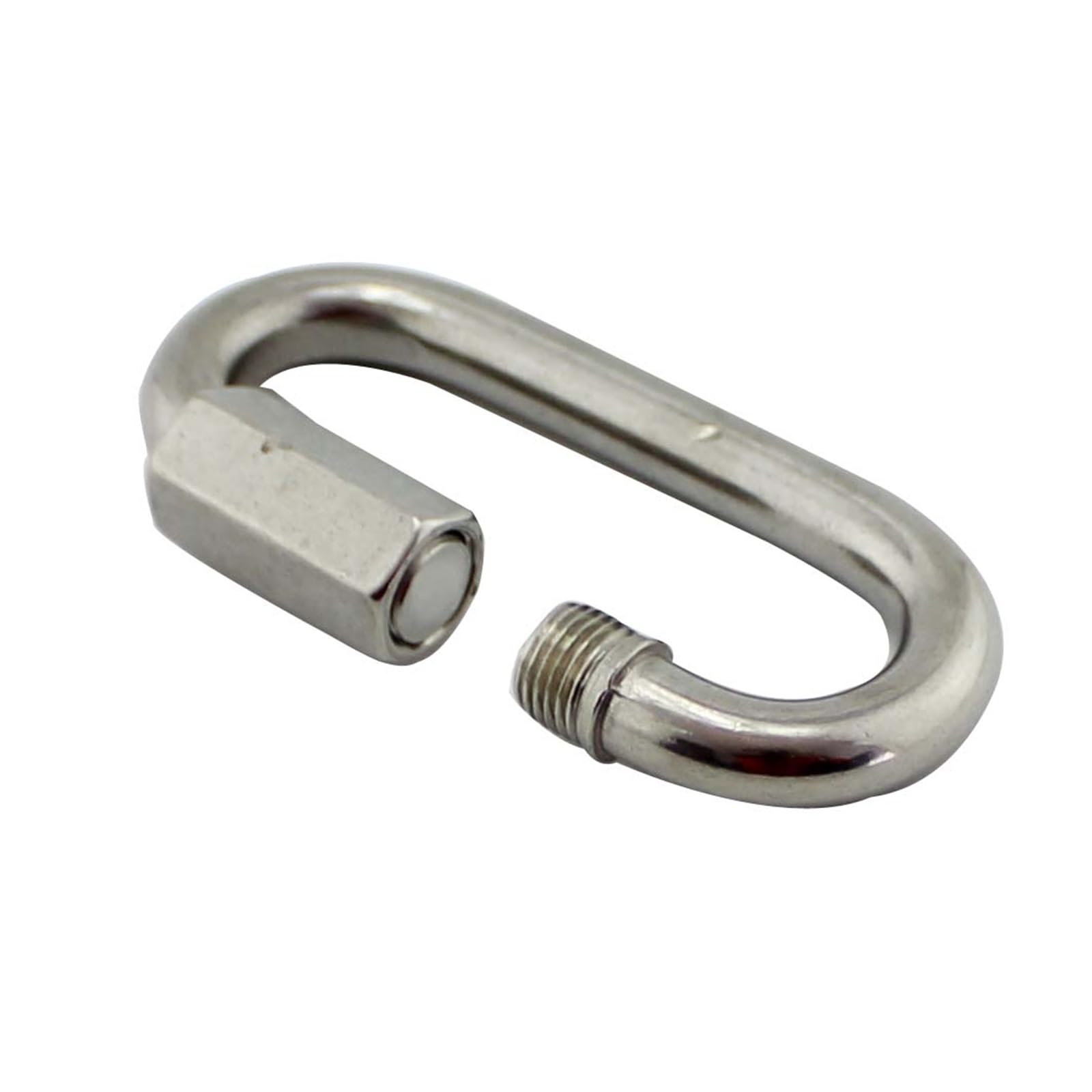 Karabinerhaken mit Schnellverbindung, strapazierfähig, M5, M6, M7, M8, für Hängematte, Camping und Außenbereich (5 mm Tragfähigkeit), 5 Stück