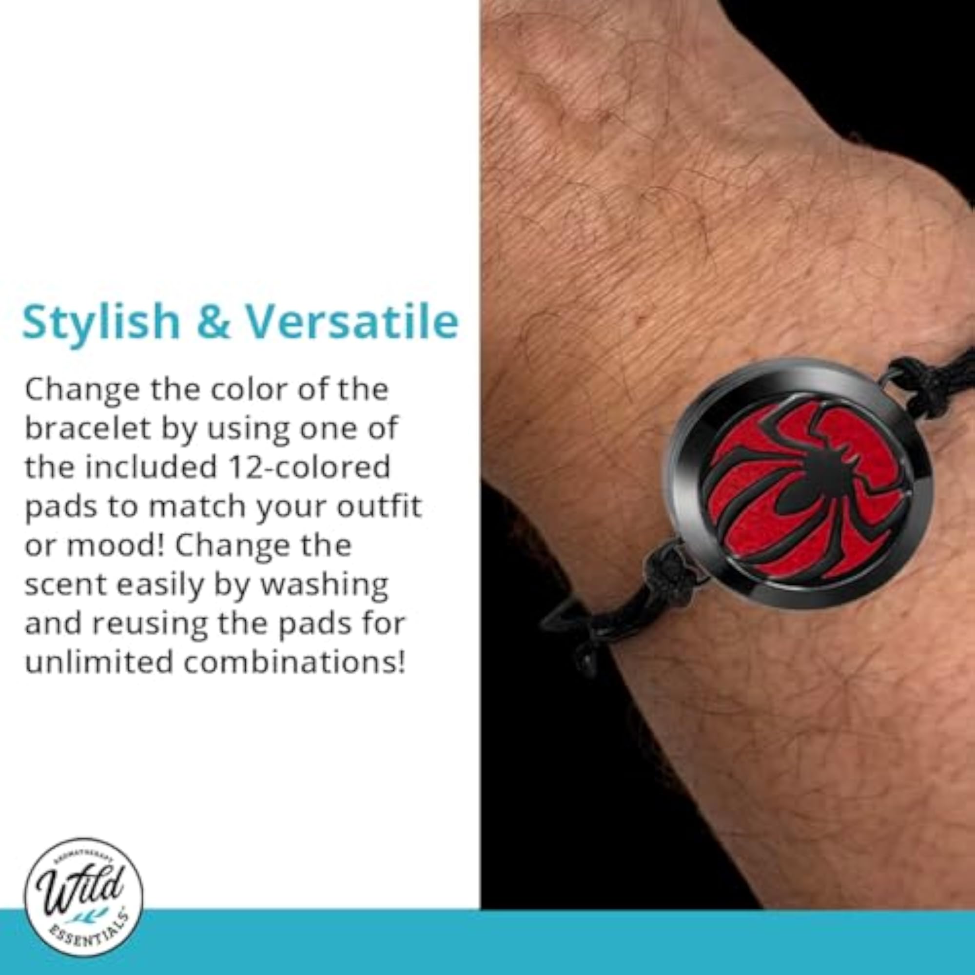 Wild Essentials Spider Essential Diffuser Bracelet