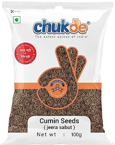 Image of Chukde Jeera Sabut - 300 Grams (100gm x 3) | Whole Spices for Vegetarian, Meat, and Rice Dishes, Snacks, and Beverages | Digestion Aid, Blood Sugar Regulator, Anti-Inflammatory