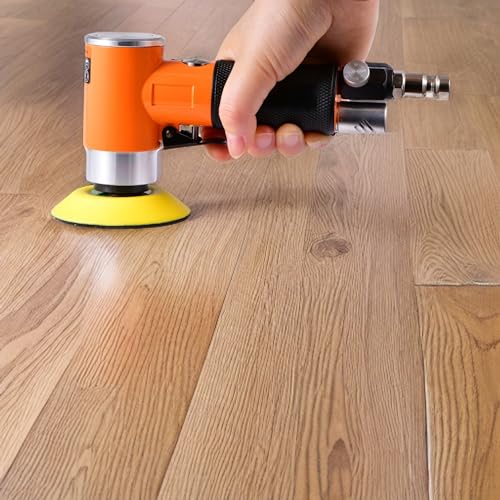 Amoladora excéntrica para lijar madera y restaurar faros de coche con mini discos 7