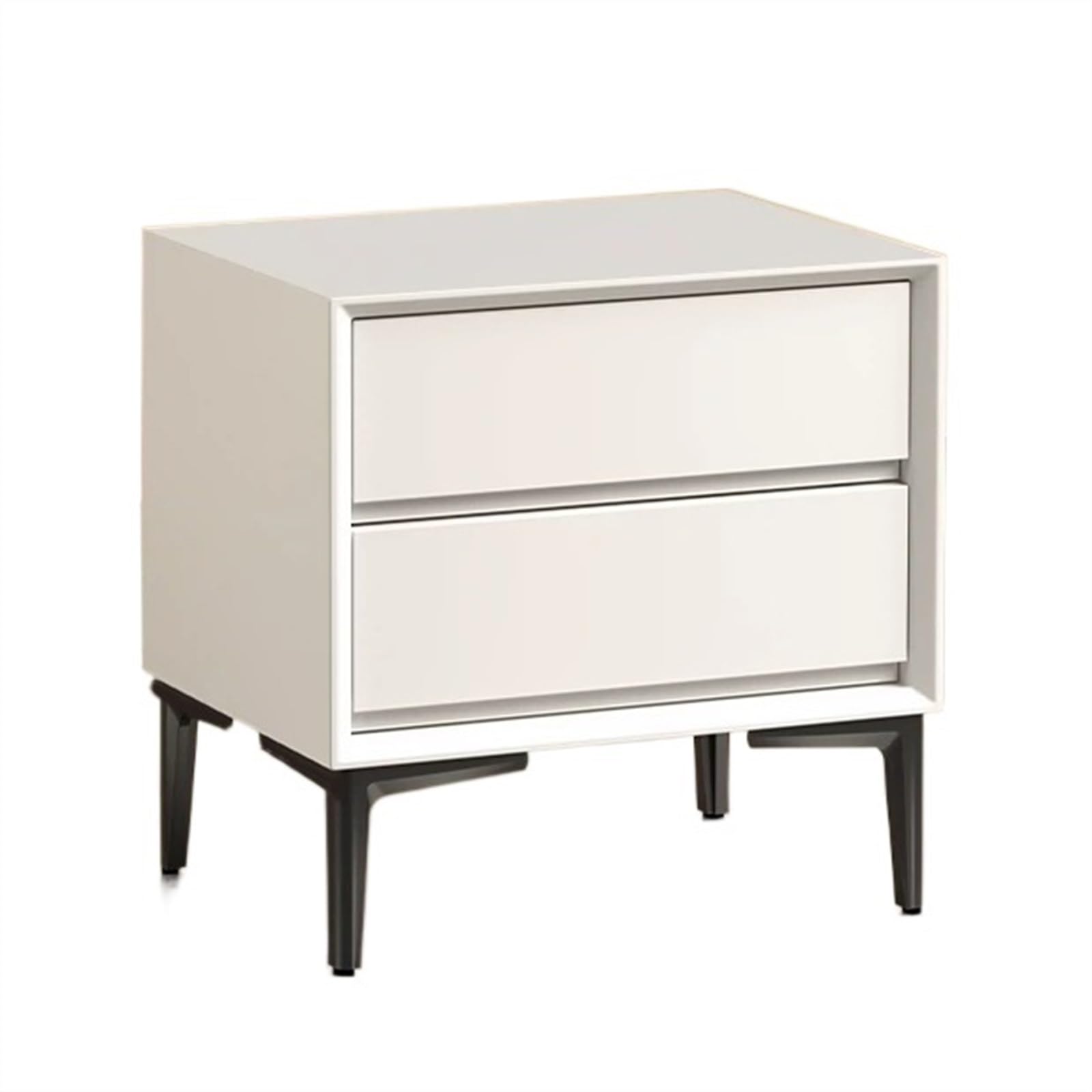 Table de chevet en bois blanc pour éliminer le désordre dans la chambre à coucher