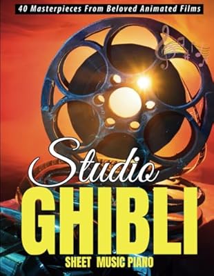 Studio Ghibli Sheet Music Piano: 40 Masterpieces from Beloved Animated Films | Ya disponible en tu tienda friki favorita! En mundofriki.es!