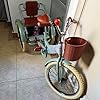 Cruiser tricycle for traveling and shopping,3 wheels bicycle with back seat,manned seat with belt and armrest,single brake,rickshaw trike with pedals,front and back baskets #2