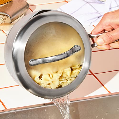 GreenPan Five-Two Food52, Panela Coberta 1,5QT, Preta