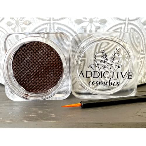 Wet Liners Parent- Cake Eyeliner With Applicator Brush - Water Activated Dry Pressed Eyeliner - Long-Lasting, Vibrant Color, Smudge Resistant - Vegan Cruelty Free Paraben Free (Matte Brown) #TOP4