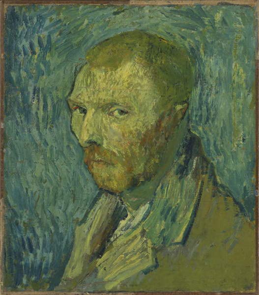 Tableau Autoportrait de Van Gogh 60x90cm poster impression d'art mural