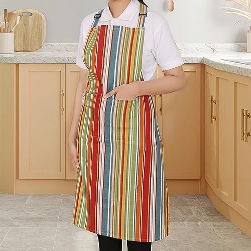 Ruvanti 100% Cotton Cute Aprons For Women With Pockets Adjustable Upto Xxl, Cooking, Kitchen, Server, Chef Apron #TOP3