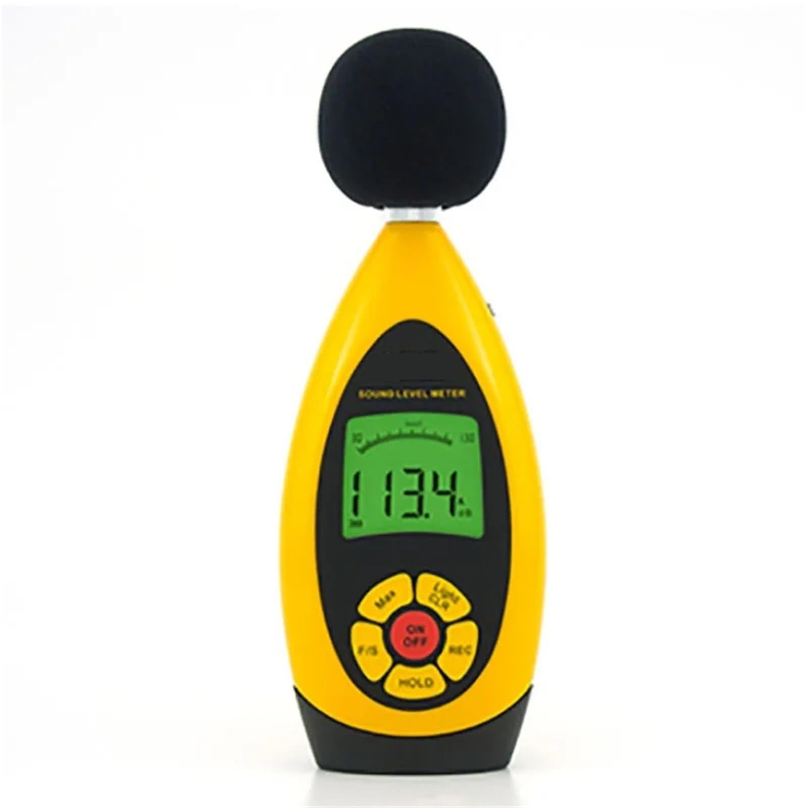 Edede One Color Decibel Meter, Handheld Digital Noise Sound Level Meter Tester Range 30Db~130Db Accuracy +/- 1.5Db