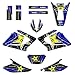DT X 125 Pegatinas de calcomanías para Yamaha DTX125 DT125X DT 125 x 125X Deco 2002-2007 2006 2005 2004 2003 Pegatinas de Motocicleta (Color : Blank)