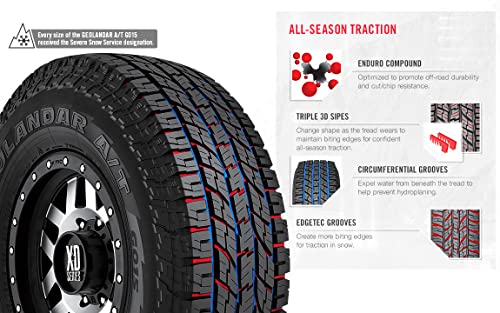 Yokohama Geolander A/T GO15 All-Season Radial Tire - 285/60R18 116H
