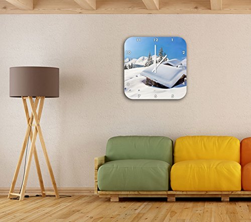 Rifugi innevate delle Alpi, diametro 48 centimetri...