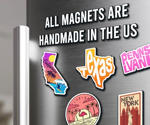 Imán decorativo artesanal de madera para refrigerador miniatura 2