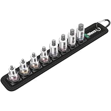 Wera 05003971001 | B 2 Cyclop Hex Plus Hex Bit Socket Belt Set, Retention Function, 3/8" Insert