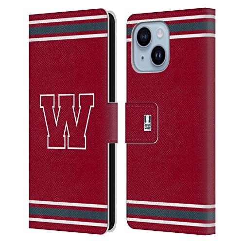 Étui portefeuille iPhone 14 Plus Head Case Designs Blanc W Faculté