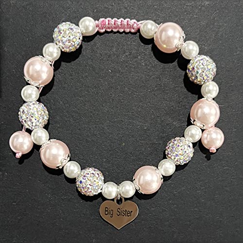 Image of Sister's Big Bracelet Gift, Little Girls' Sister Jewelry