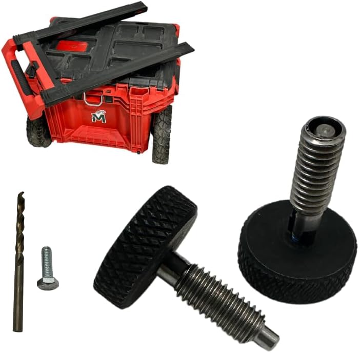 Pernos de liberación de mango XL Milwaukee Packout  Pasadores de liberación rápida de mango Milwaukee  Kit de extracción de mango de empaque