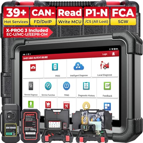 LAUNCH X431 IM Elite X431 PRG3 Scan Tool 39 Hot Services, 4000 Active Tests, CAN-FD, DoIP, FCA SGW, 5000 ECU, MCU, EEPR0M Read, Write
