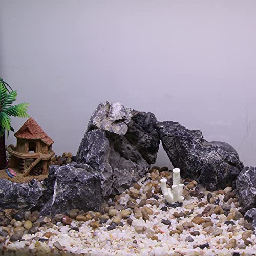 VOCOSTE White Coral Reef Decor, Mini Faux Coral Aquarium Decor, 1.3"x1.77" - Image 2