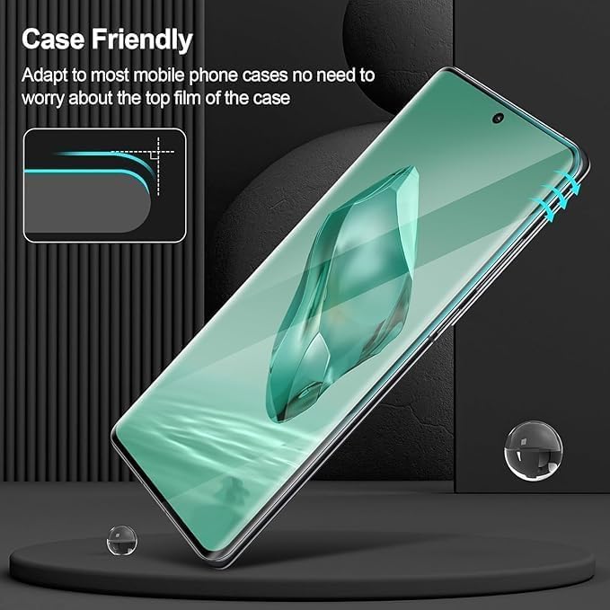 Image of Front Screen Protector Compatible For iQOO Z11 5G With Anti-Scratch Fingerprint Hydrogel Film (No Tempered Glass) (Clear)