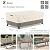 Bitubi 60 Inch Rectangular/Oval Patio Table Cover,Heavy Duty Waterproof Outdoor Dining Table Cover Winter, Patio Furniture Covers, Beige