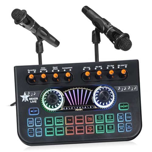 Kit complet podcast de table de mixage pour vos sessions d'enregistrement studio